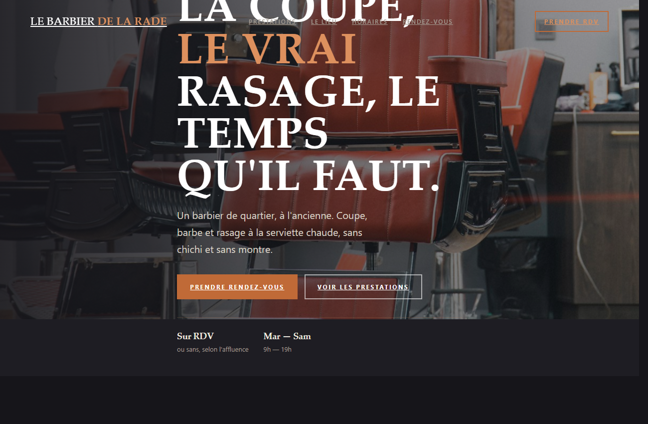 Site de barbier