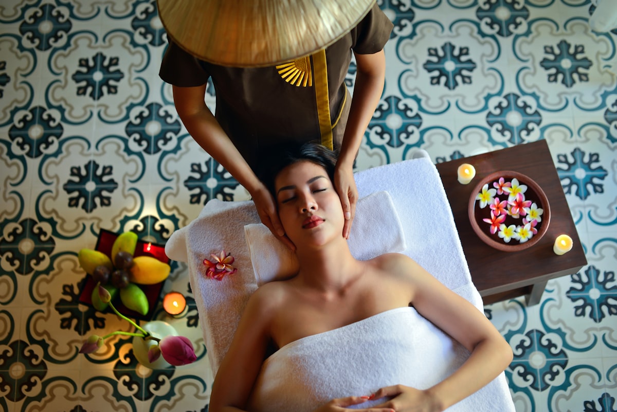 Rituel signature, massage du visage